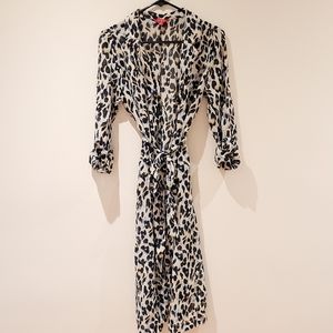 GUESS SHEER ANIMAL PRINT DUSTER COAST